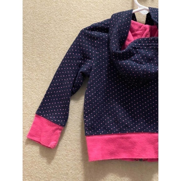 Genuine Kids Jacket Girls 2T Blue and Pink polka-dotted - Picture 7 of 9